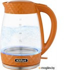 Чайник электрический Kitfort KT-6123-4 2л. 2200Вт оранжевый (корпус: стекло)