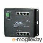   PLANET Technology WGS-4215-8T IP30, IPv6/IPv4, 8-Port 1000TP  Wall-mount Managed Ethernet Switch (-40 to 75 C), dual redundant power input on 12-48VDC / 24VAC terminal block and power jack, SNMPv3, 802.1Q VLAN, IGMP Snooping, SS