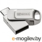 Накопитель USB 2.0 - 64Gb MyMedia [69274]; <Silver>