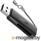 Картридер USB 3.0 - Ugreen CM264 [60722] <Black>, TF/SD