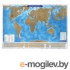 Карта мира политическая Brauberg Путешествия 860х600mm 112391
