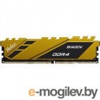Модуль памяти DDR 4 DIMM 16Gb PC25600, 3200Mhz, Netac Shadow NTSDD4P32SP-16Y   C16 Yellow, с радиатором
