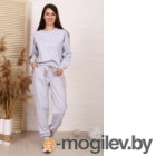Халаты и тапочки. Комплект домашней одежды Dianida М-489 (р.54, светло-серый меланж)