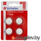 Комплект батареек Verbatim CR2016 / 49531 (4шт)