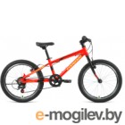 Велосипед Forward Rise 20 2.0 2022 / RBK22FW20792 (красный/ярко-желтый)