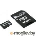 Карта памяти SmartBuy microSDHC (Class 10) 64GB + SD-адаптер (SB64GBSDCL10-01)