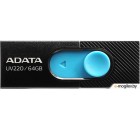 USB 3.0 накопитель 64Gb ADATA UV220 black/blue