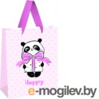 Пакет подарочный Meshu PandaGift Pink / MS_45728