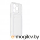  Zibelino  APPLE iPhone 14 Pro Silicone Card Holder Transparent ZSCH-IPH-14-PRO-CAM-TRN