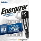 Комплект батареек Energizer ААА/FR03/L92 Lithium Bl.4 4/48