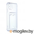  Zibelino  APPLE iPhone 11 Silicone Card Holder   Transparent ZSCH-APL-11-CAM-TRN