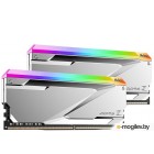   DDR5 Netac Z RGB DDR5-6600 32GB (16GBx 2) C34 Silver  (34-40-40-105) 1.4V / NTZED5P66DP-32S / Silver