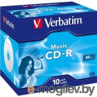 CD-R Verbatim 700Mb 52x,  10 ., Music, Jewel Case (43365)