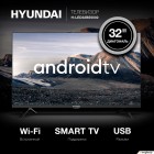  LED Hyundai 32 H-LED32BS5002 Android TV Frameless  HD 60Hz DVB-T2 DVB-C DVB-S DVB-S2 USB WiFi Smart TV