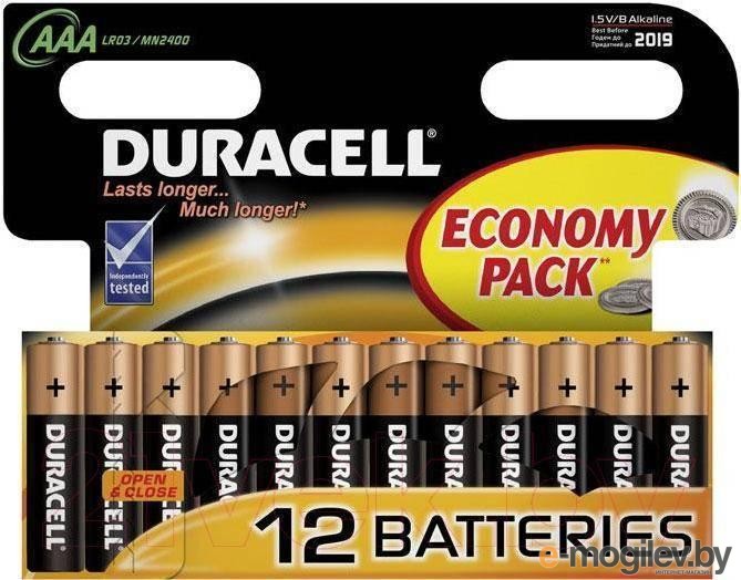 Комплект батареек Duracell Basic LR03 (12шт)
