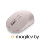  Dell Mouse MS3320W Wireless; Mobile; USB; Optical; 1600 dpi; 3 butt; , BT 5.0; Ash Pink