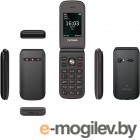 Мобильный телефон Digma VOX FS241 128Mb черный раскладной 3G 4G 2Sim 2.44 240x320 0.3Mpix GSM900/1800 FM microSD max128Gb