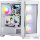   ACD Lagrange; ATX, White, FANS: 120mm ARGB: 3 Top + 1 Rear + HUB. Drive bay int: 3x3,5; + 3x2,5;. 2xUSB3.0+1xUSB-C, Audio I/O, Up to 14x120mm Fans, GPU up to 425mm, PSU max 270mm, CPU cooler up to 190mm, SPCC 1,0mm metal, 4mm TG side