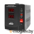 Powerman AVS-D Voltage Regulator 2000VA, Digital Indication, 2x Schuko Outlets, 1m Power Cord, 230V, 1 year warranty, Black