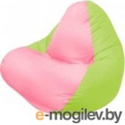 Бескаркасное кресло Flagman Relax Г4.1-045 (розовый/салатовый)