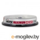 Диск CD-R Mirex 700 Mb, 52х, Maximum, Cake Box (10), (10/300) UL120052A8L