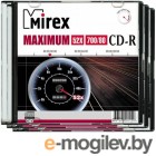 Диск CD-R Mirex 700 Mb, 52х, Maximum, Slim Case (5), (5/200) UL120052A8F