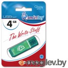 USB Flash Smart Buy Glossy Green 4GB (SB4GBGS-G)