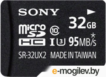Карта памяти Sony microSDHC (Class 10) 32GB + адаптер [SR32UX2AT]