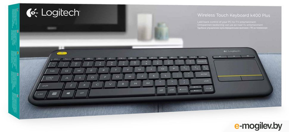 Wireless touch keyboard