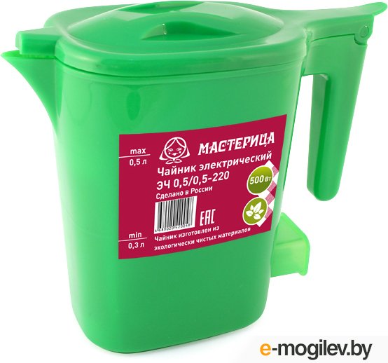Чайник Мастерица ЭЧ 0.5/0.5-220 (зеленый)
