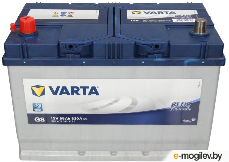 Аккумулятор автомобильный varta blue. 595404083 Varta. Varta Blue Dynamic g8. Varta g8 Blue Dynamic 12v 95ah 830a обслуживание. Аккумулятор Varta Blue 95r (g7) 830 а.