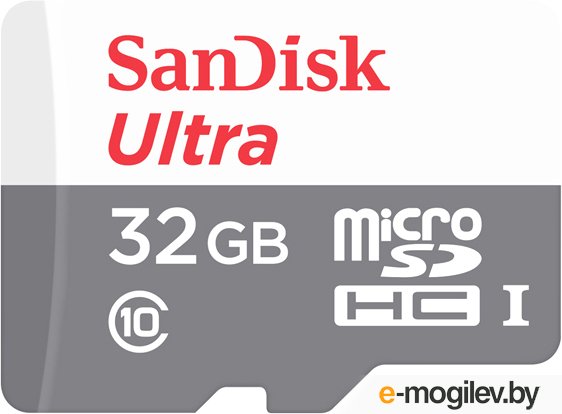 Карта памяти SanDisk Ultra microSDHC Class 10 32GB (SDSQUNS-032G-GN3MN)
