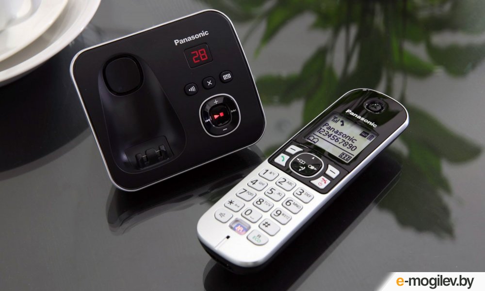 Беспроводной телефон Panasonic KX-TG6821 (черный)