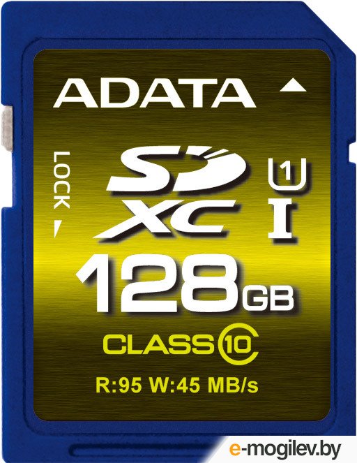 Карта памяти A-Data Premier Pro SDXC UHS-I U1 (Class 10) 128GB (ASDX128GUI1CL10-R)