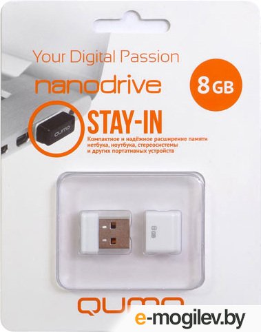 QUMO NanoDrive 8Gb White