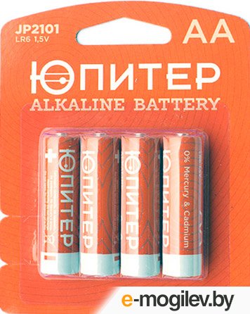 батарейку AAA LR03 1,5V alkaline 4шт. JUPITER JP2001