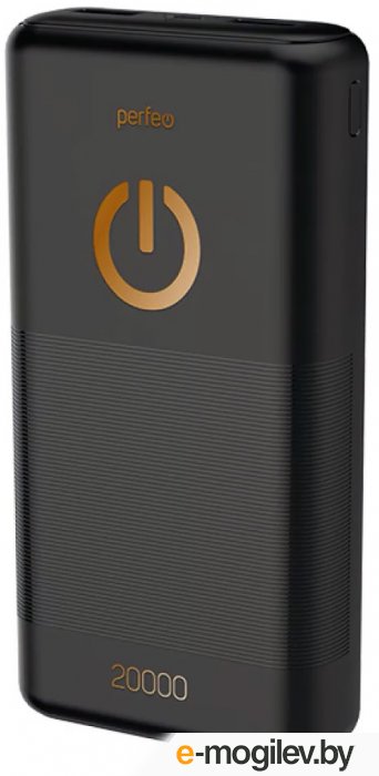 мобильные, внешние аккумуляторы Perfeo Powerbank 20000mAh Black PF_B4298