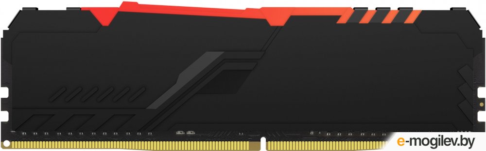 Память 8GB Kingston DDR4 3600 DIMM FURY Beast Black RGB Gaming Memory KF436C17BBA/8 Non-ECC, CL17, 1.35V, 1Gx8, RTL, (319101)