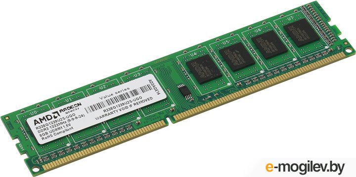 Оперативная память AMD 8GB DDR3 PC3-10600 (R338G1339U2S-UGO)