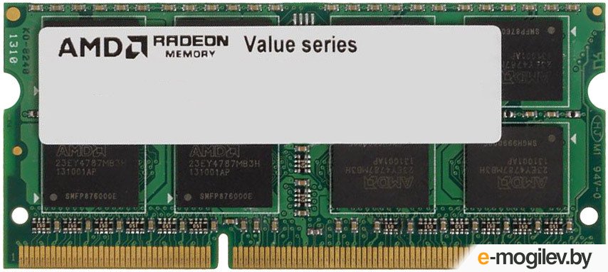 SO-DDR3 8Gb 1333MHz AMD (R338G1339S2S-UGO) OEM green
