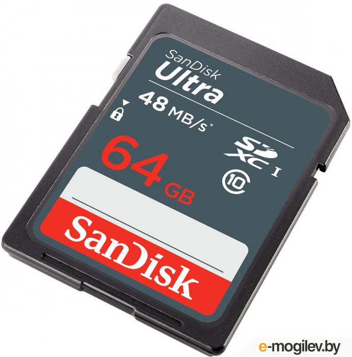 Карта памяти SanDisk Ultra SDXC Class10 64GB [SDSDUNB-064G-GN3IN]