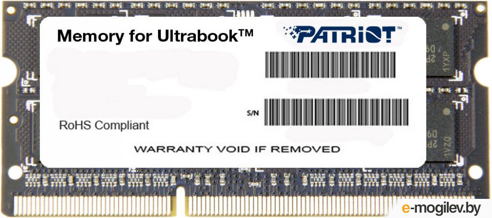 Оперативная память DDR3L Patriot PSD38G1600L2S